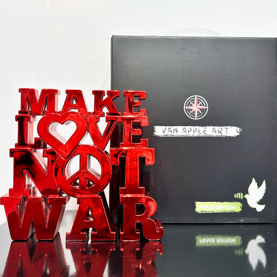 Make love not war – Red- van Apple