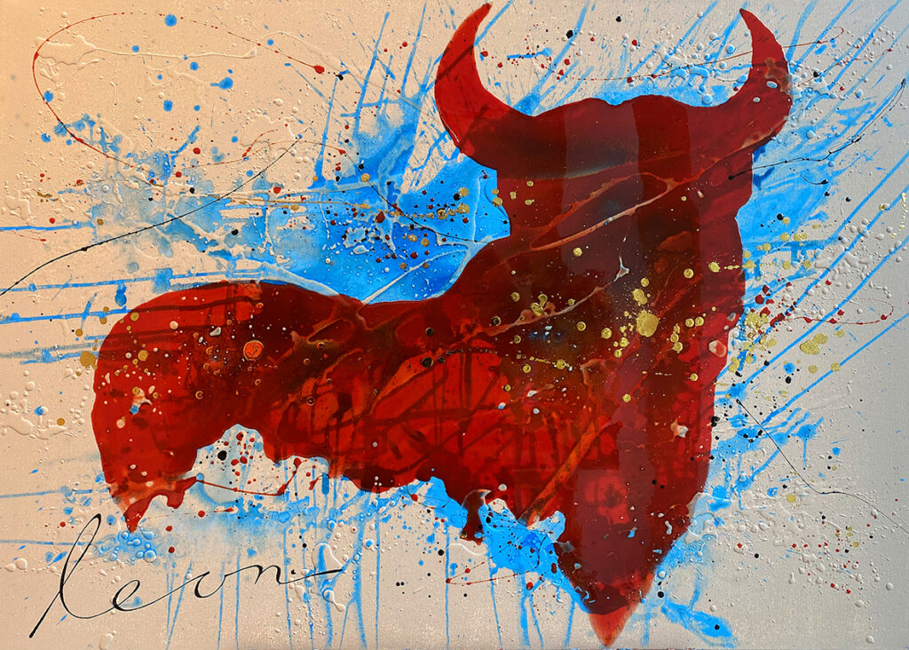 Toro Rojo Azul – Leon Bosboom