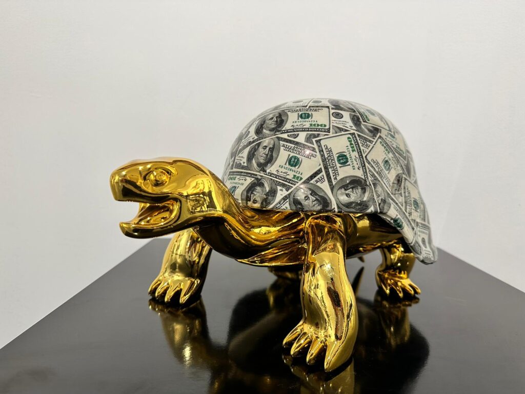 Dollar Gold Peace Turtle- van Apple