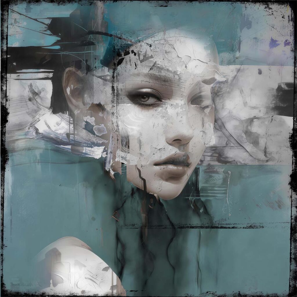 Wondering in blue II – Hans Jochem Bakker