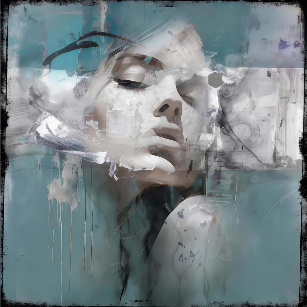 Wondering in blue III – Hans Jochem Bakker